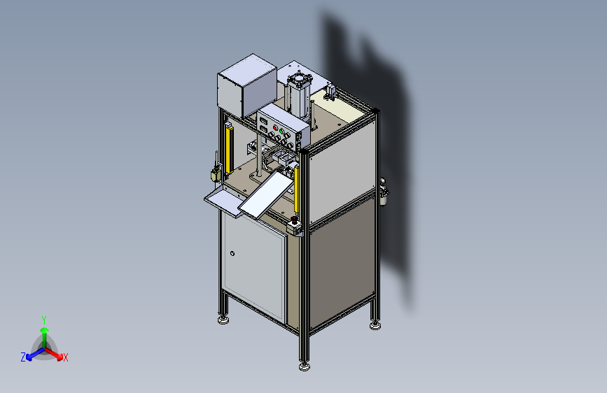 空气泄漏测试设备3D图纸 STEP x_t格式