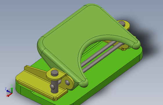 迷你冲压打孔设备3D模型图纸 STP格式 附IGS