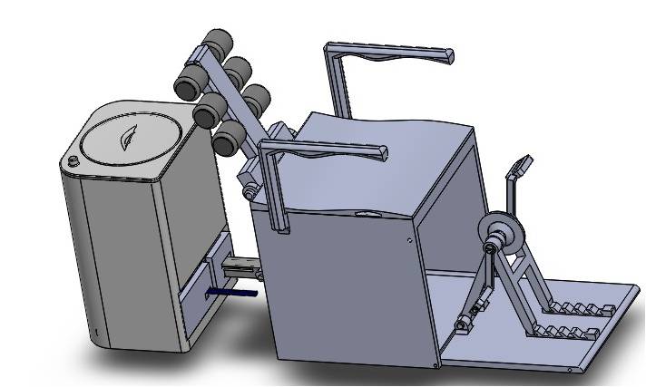 健身洗衣机设计CAD图纸+说明书+SolidWorks三维模型+ProE三维模型