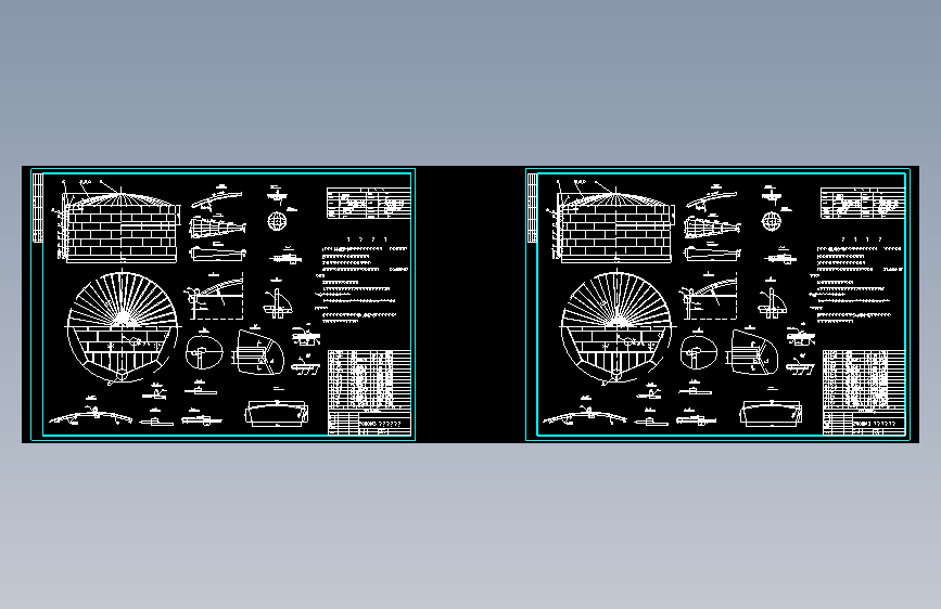 500-5000m3原油拱顶储罐图纸集