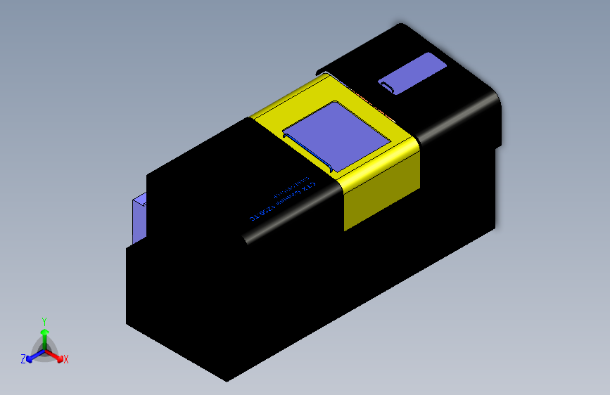 德玛吉车削中心简易模型3D图纸 x_t stp格式