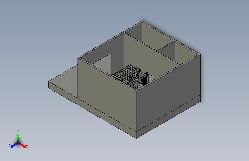 垃圾压缩设备3D数模图纸 STEP格式