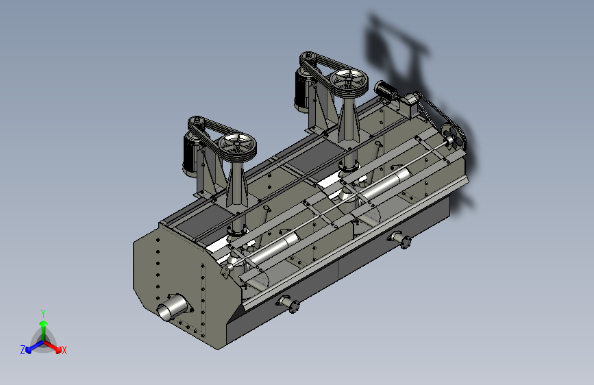 矿物分离机3D模型图纸 STEP格式