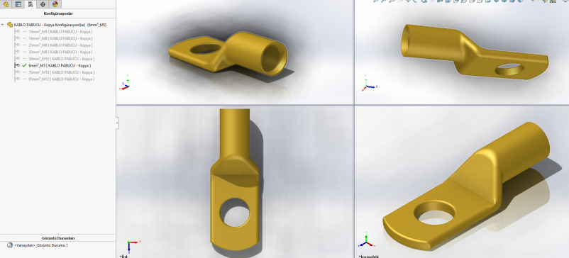 端子接线头6mm _M5,10,16,25,35,50,70,95mm _M12用于电缆