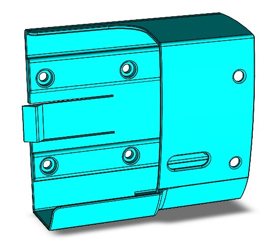 Makita 电池充电器 (DC18RC) 钉板支架