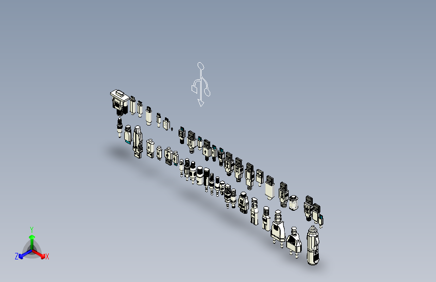 各种Micro USB安卓苹果type-c数据线DC电源插头