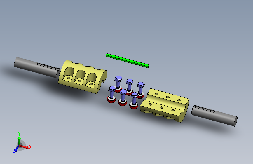 如何在 Solidworks 中制作 Muff Coupling 所有零件和装配的完整视频