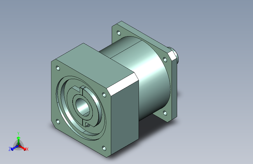 PF-OP2电机联接型_PF215L1-P0-S1-OP2-215-235-13.5-50-180-80-6-100