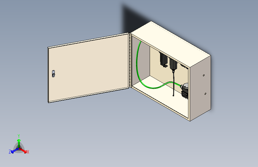 电气控制柜pneumatic-lift-gate-3-of-3-gate-control-1 1 STP