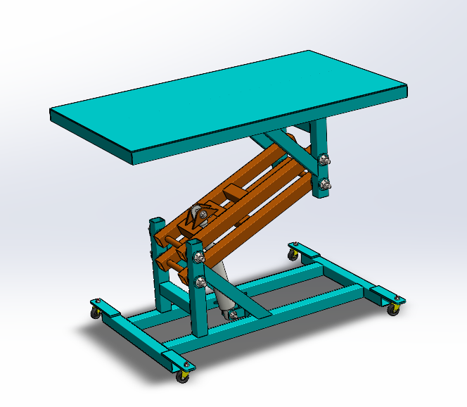 可调高度工作台(液压千斤顶)