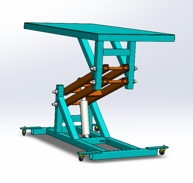 可调高度工作台(液压千斤顶)