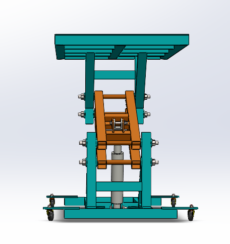 可调高度工作台(液压千斤顶)