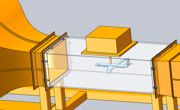飞机风洞实验模拟