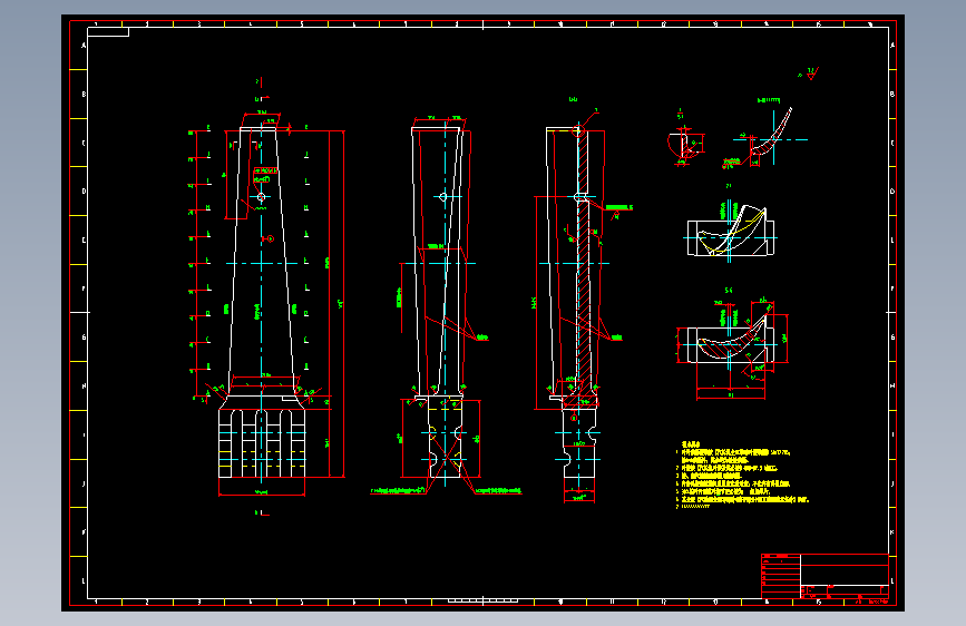汽轮机（叶轮与动叶）CAD+MF1053735=30