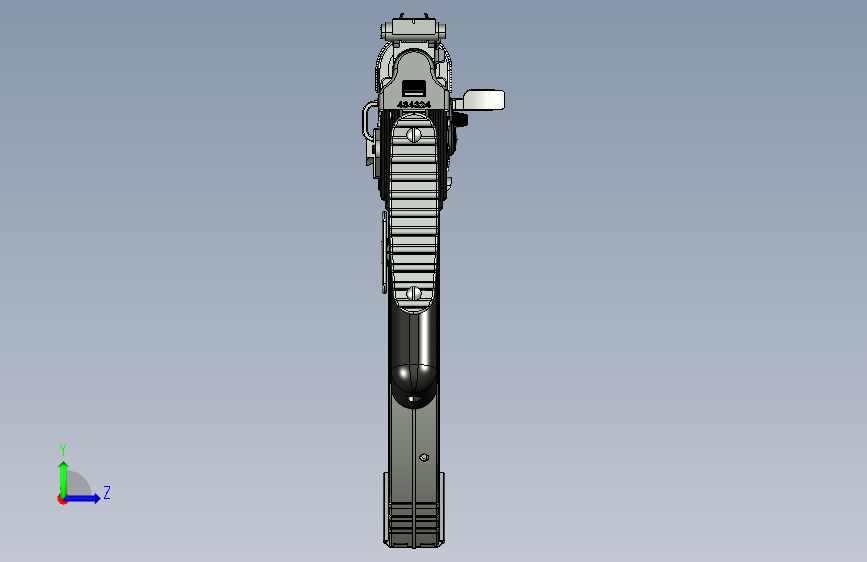 手枪左轮冲锋枪老式狙击步枪设计3D图纸akm-assembled-rifle_akm-1 2 STP IGS SW UG X_T 左侧视图