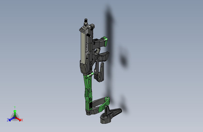 手枪左轮冲锋枪老式狙击步枪设计3D图纸DB9 Slim STP STL