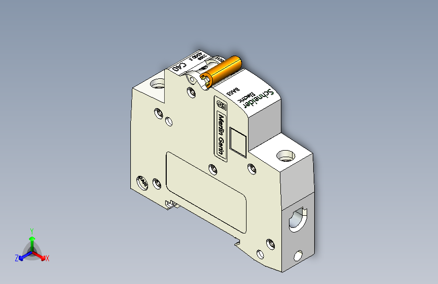 施耐德电气BA63 161C 1P 16 A 4.5 kA断路器