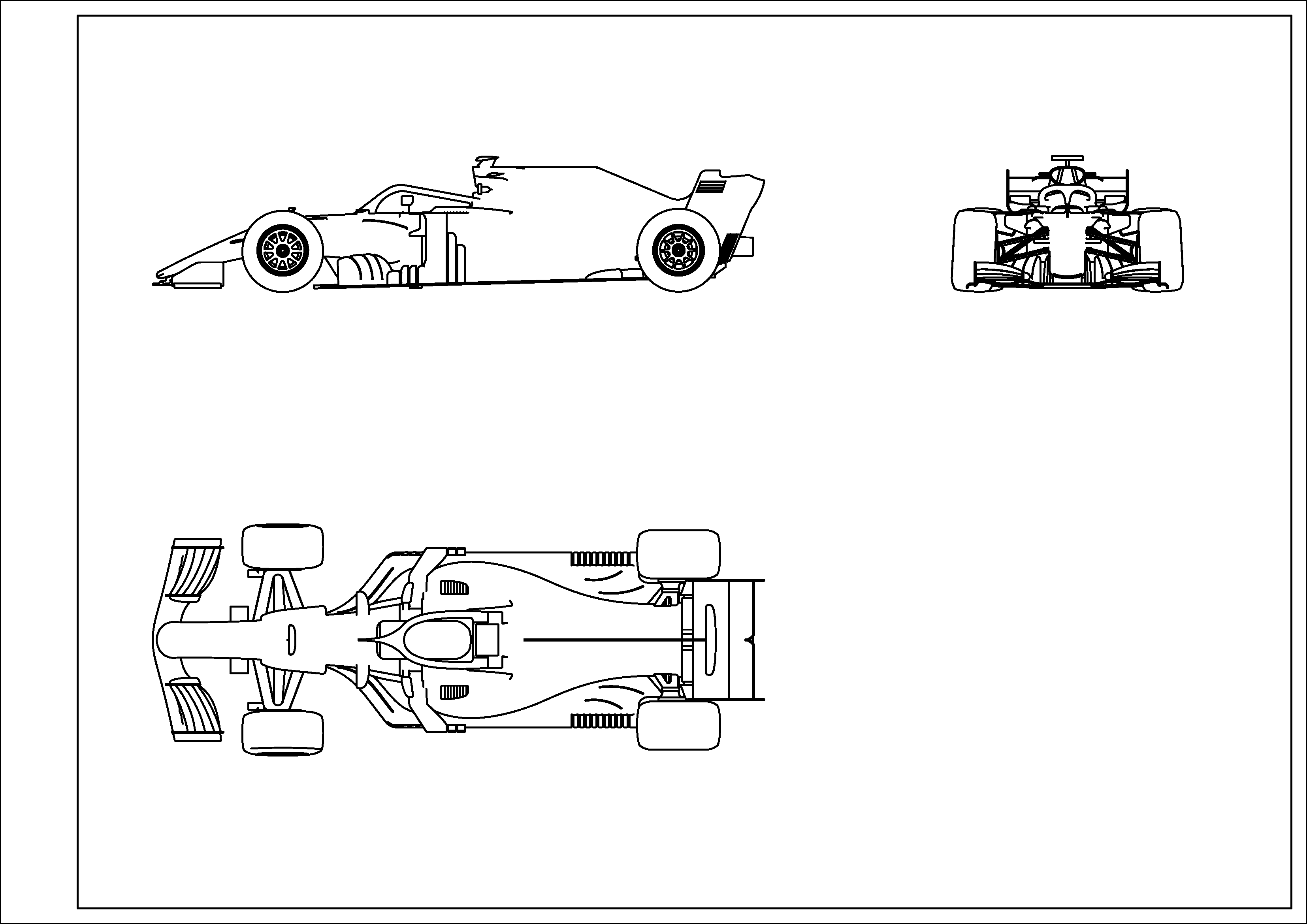 制作F1赛车浮出图纸动画  xt