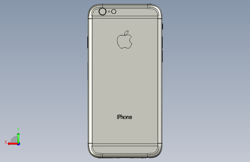 iphone 6 4 7英寸12 背面视图
