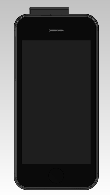 iphone条码阅读器门禁卡夹1