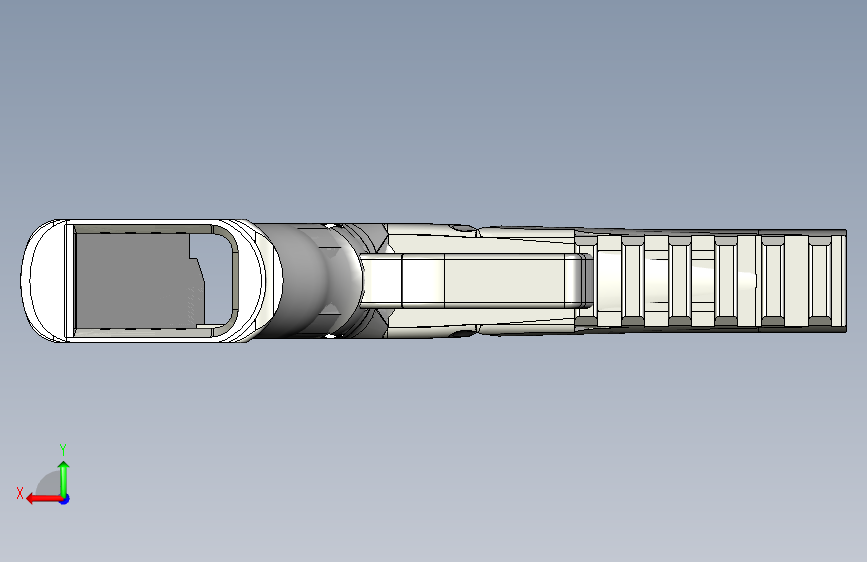 手枪左轮冲锋枪老式狙击步枪设计3D图纸pp43x-mk-ii-dd43-1-and-ss80-rails STP STL 背面视图