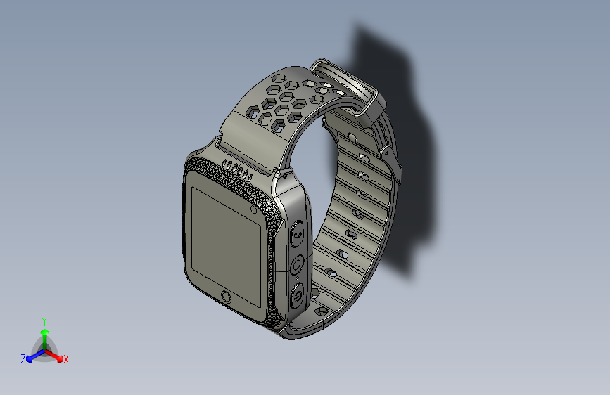 智能手表3D模型