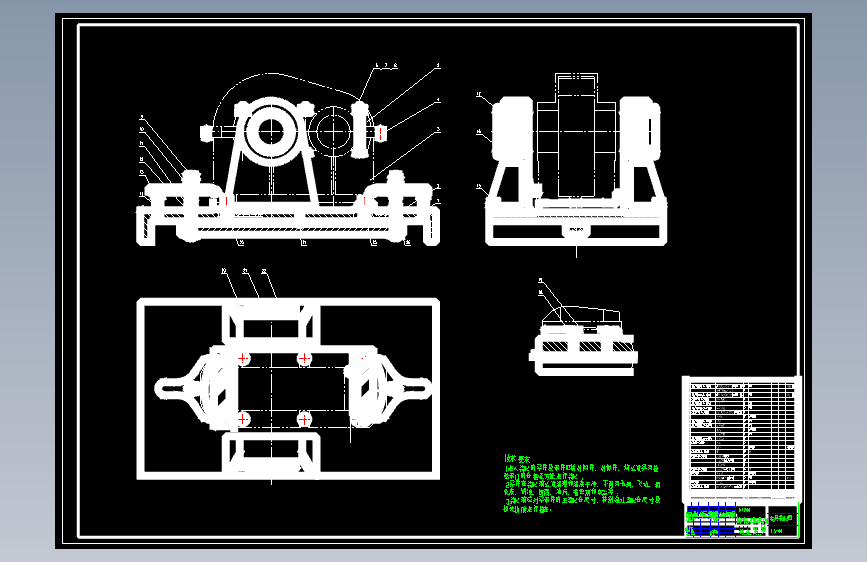 减速箱体的镗Φ100孔的夹具设计8张CAD图