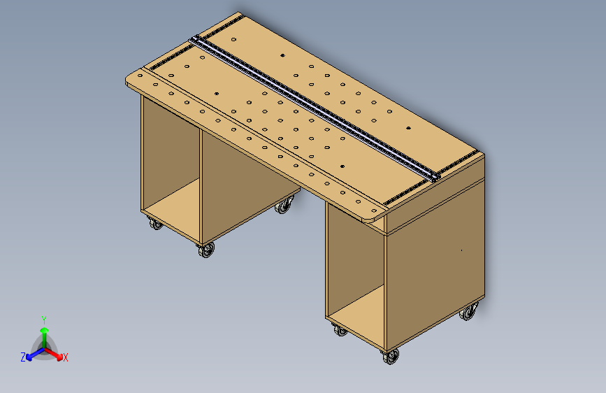 工作台compact-movable-carpenter-workbench--stp