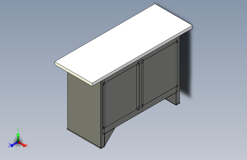 5抽屉工作台workbench-1-3-metre-with-5---sw