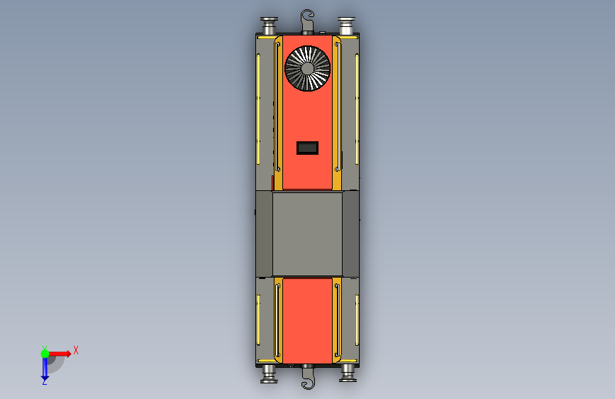 火车机车列车diesel-locomotive-2834-模型格式为 stp stl 俯视图