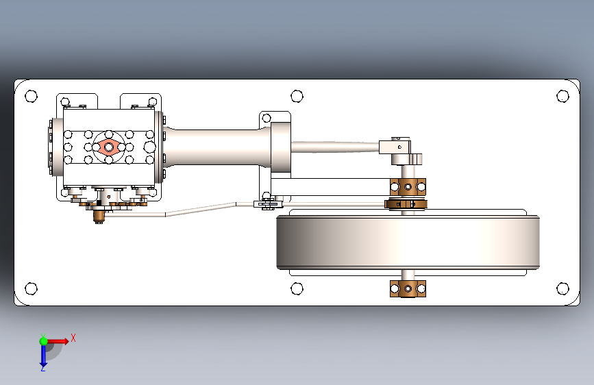 蒸汽机corliss-steam-engine-1832-模型格式为 sw 俯视图