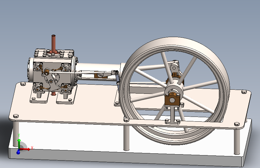 蒸汽机corliss-steam-engine-1832-模型格式为 sw