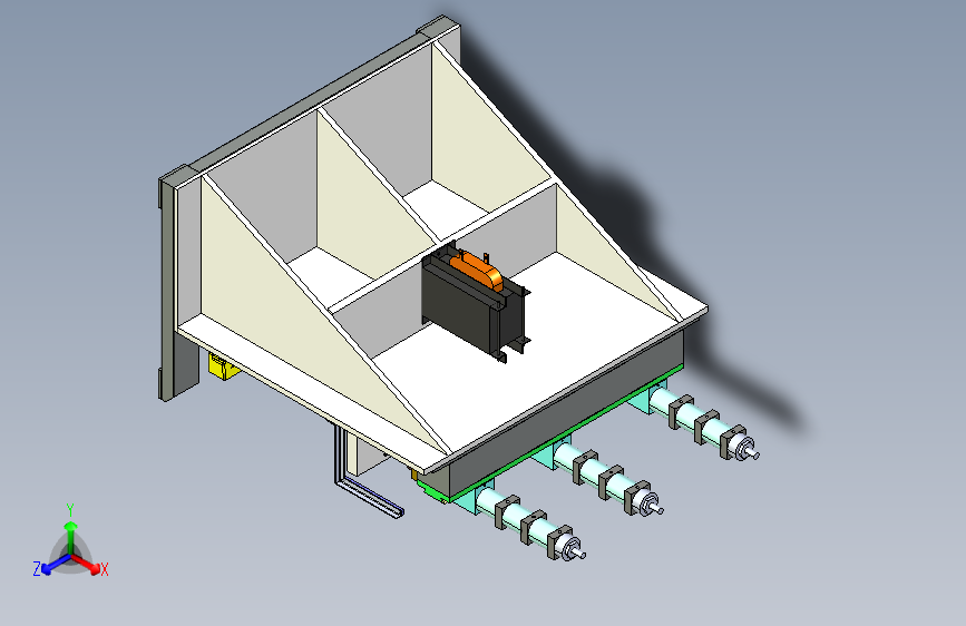 三工位焊接工作台3D数模图纸 Solidworks设计 附STEP IGS