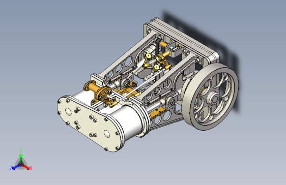 蒸汽机steam-engine-model-reconstruction-1833-模型格式为 stp