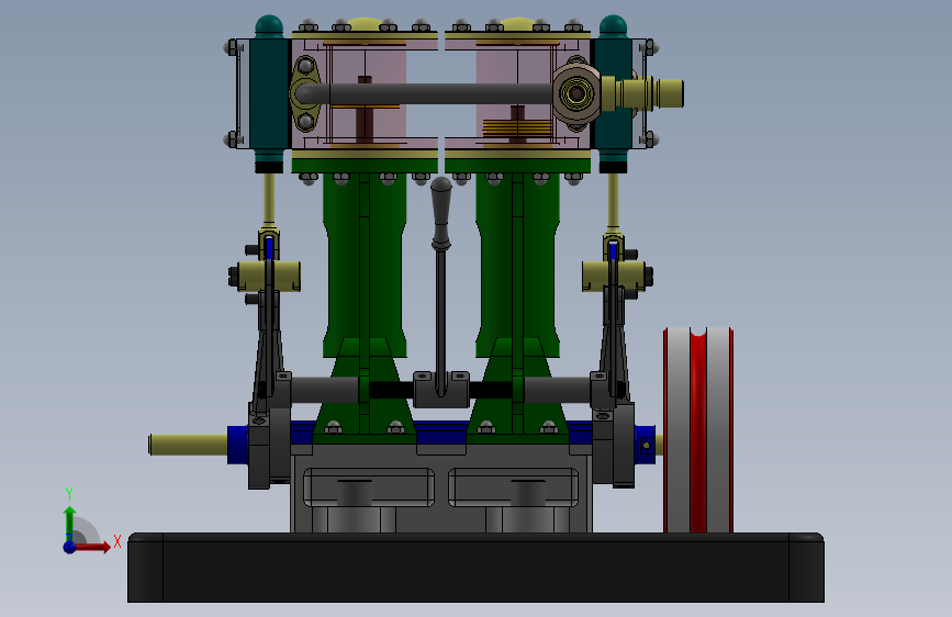 蒸汽机vertical-twin-steam-engine-with-reverse-gear-2-模型格式为 sw