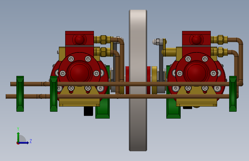 蒸汽机steam-engine-123834-模型格式为 sw 左侧视图