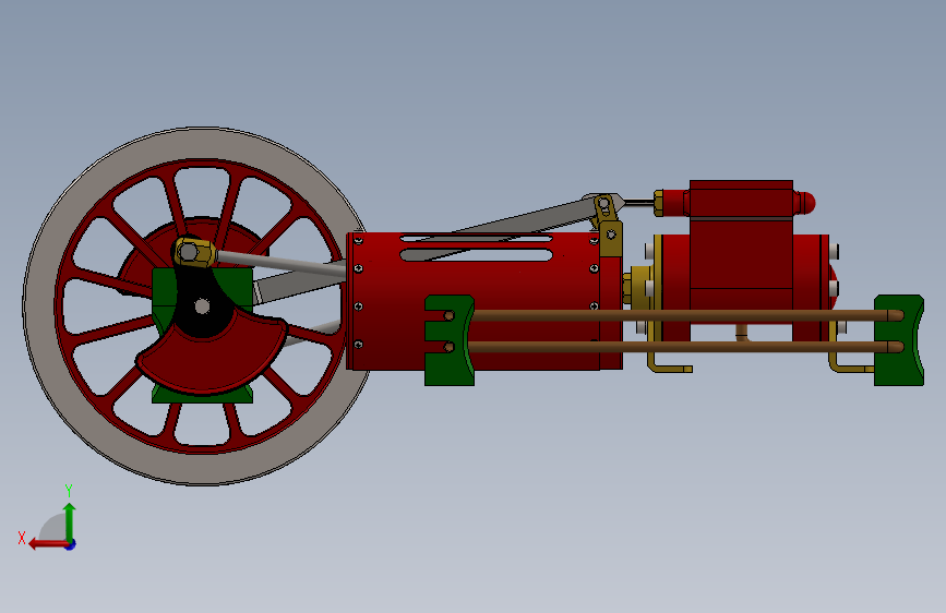 蒸汽机steam-engine-123834-模型格式为 sw 背面视图