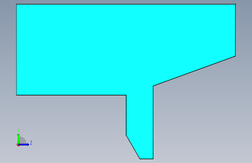 琴式操作台钣金结构3D数模图纸 Solidworks设计 附STEP IGS 左侧视图