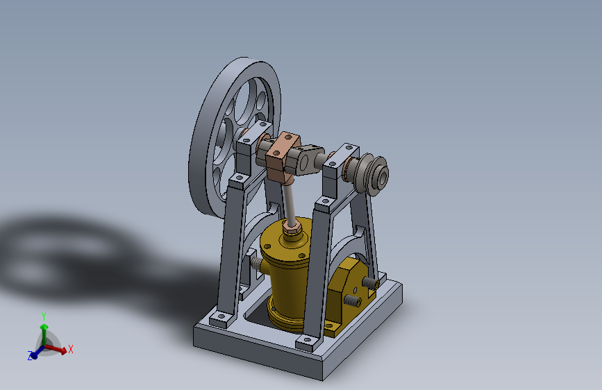 蒸汽机a-double-acting-oscillating-jdwds-steam-engine-模型格式为 sw