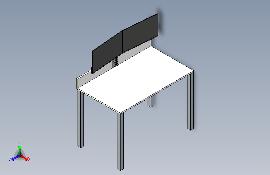 控制台 操作台asus-monitor-stand-1835-模型格式为 stp