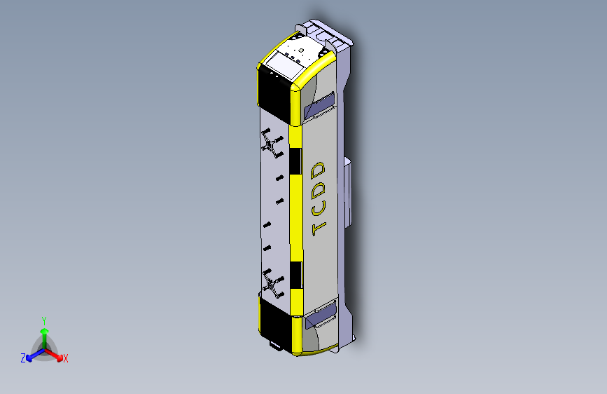 火车机车列车e-68-000-1832-模型格式为 catia