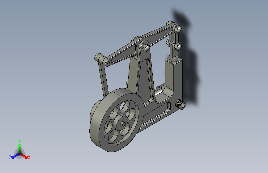 蒸汽机balanced-beam-steam-engine-1835-模型格式为 stp creo