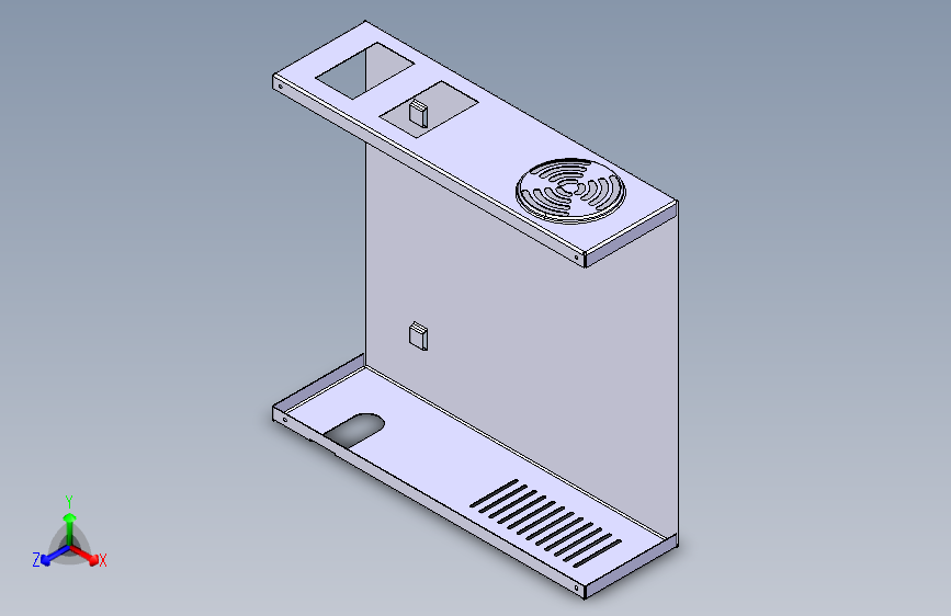 在catia 11中构建钣金电源箱机箱