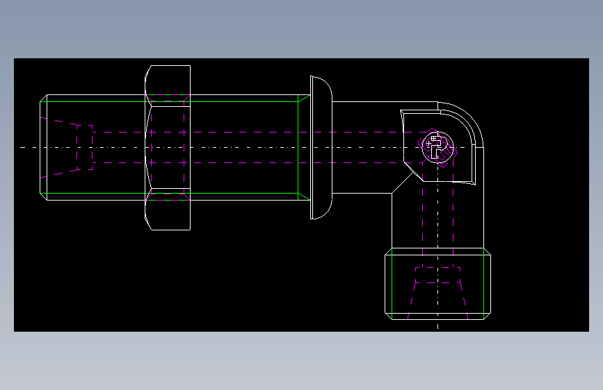 PARKER管接头EO Bulkhead elbow WSV06SOMD71(16)_back