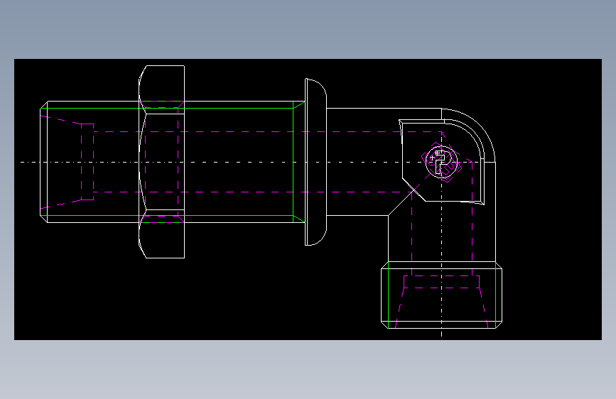 PARKER管接头EO Bulkhead elbow WSV10LOMD71(16)_back