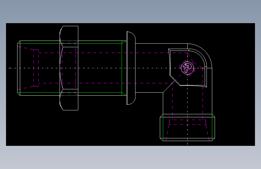 PARKER管接头EO Bulkhead elbow WSV12LOMD71(16)_back