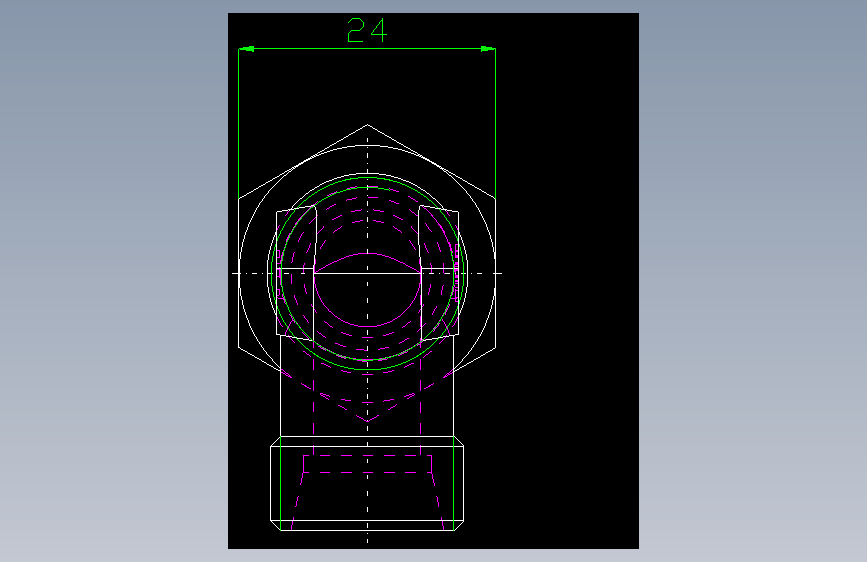 PARKER管接头EO Bulkhead elbow WSV12LOMD71(16)_left