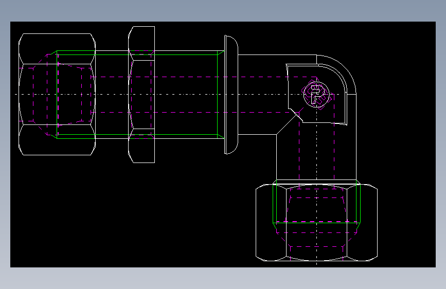 PARKER管接头EO Bulkhead elbow WSV12SCF(16)_back