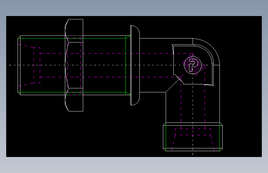 PARKER管接头EO Bulkhead elbow WSV12SOMD71(16)_back