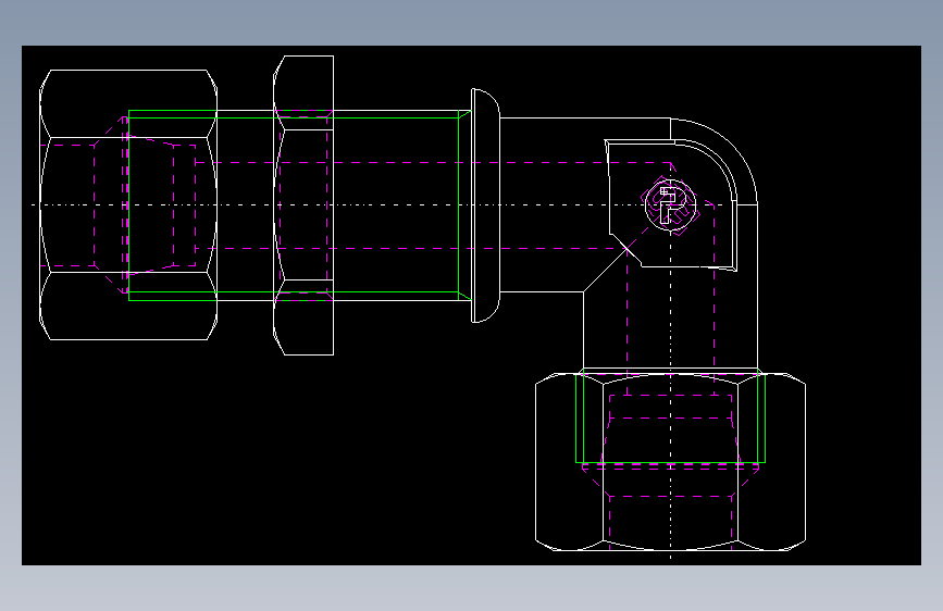 PARKER管接头EO Bulkhead elbow WSV14SMS(16)_back